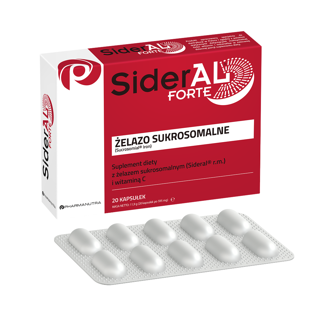 SiderAL Forte - kapsułki, 20 szt.
